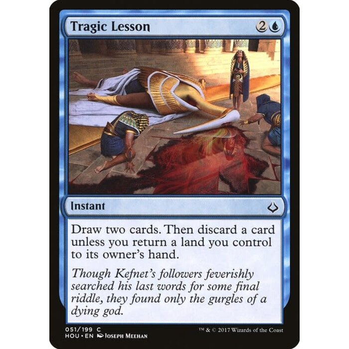 Magic: The Gathering Tragic Lesson (051) Lightly Played