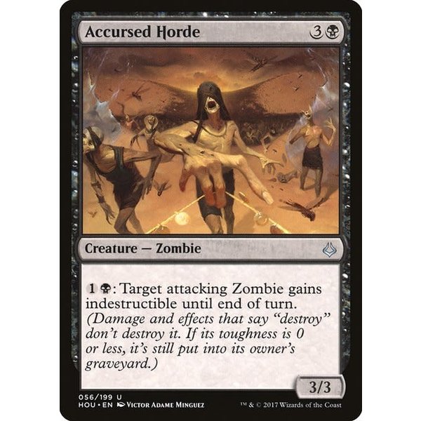 Magic: The Gathering Accursed Horde (056) Lightly Played