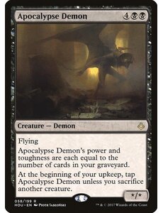 Magic: The Gathering Apocalypse Demon (058) Lightly Played