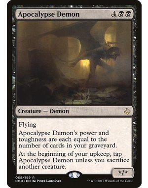 Magic: The Gathering Apocalypse Demon (058) Lightly Played