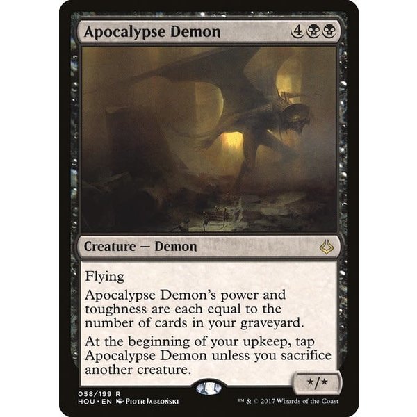 Magic: The Gathering Apocalypse Demon (058) Near Mint