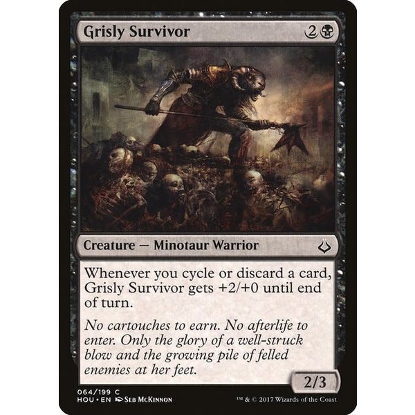 Magic: The Gathering Grisly Survivor (064) Lightly Played