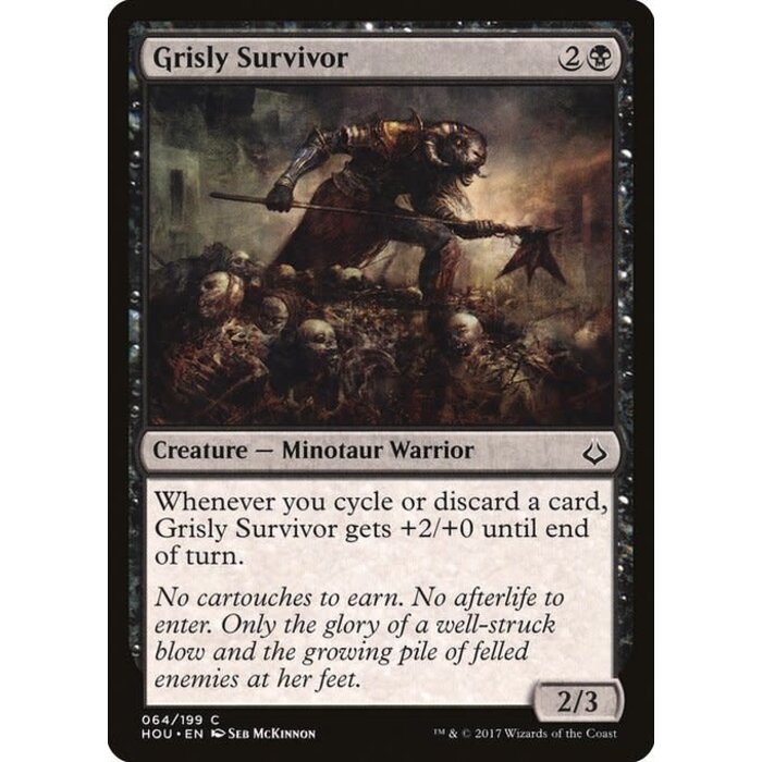 Magic: The Gathering Grisly Survivor (064) Lightly Played