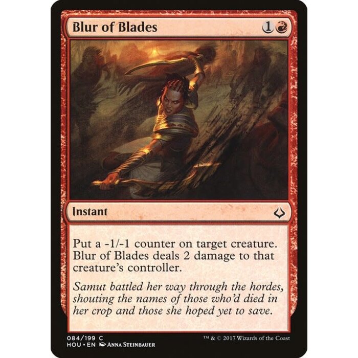 Magic: The Gathering Blur of Blades (084) Lightly Played