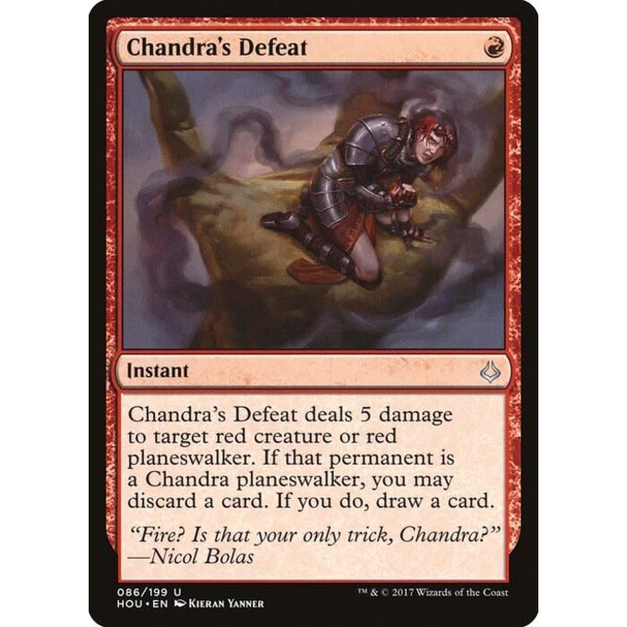 Magic: The Gathering Chandra's Defeat (086) Lightly Played Foil