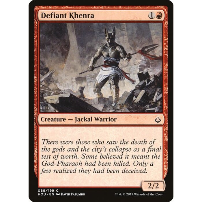 Magic: The Gathering Defiant Khenra (089) Lightly Played