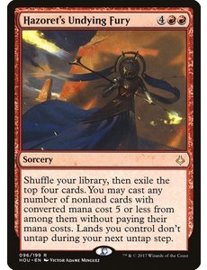 Magic: The Gathering Hazoret's Undying Fury (096) Lightly Played