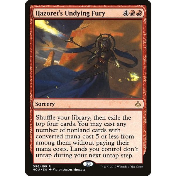 Magic: The Gathering Hazoret's Undying Fury (096) Lightly Played