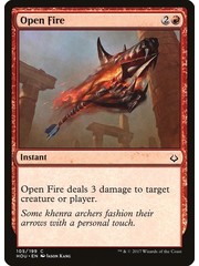 Magic: The Gathering Open Fire (105) Lightly Played