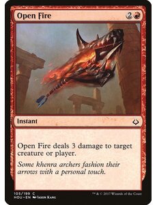 Magic: The Gathering Open Fire (105) Lightly Played
