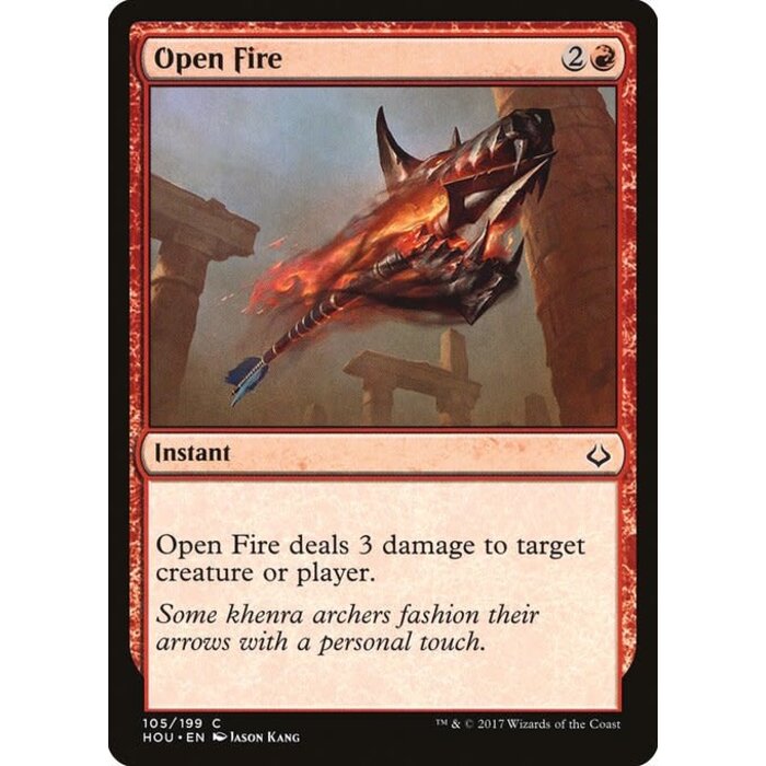 Magic: The Gathering Open Fire (105) Lightly Played
