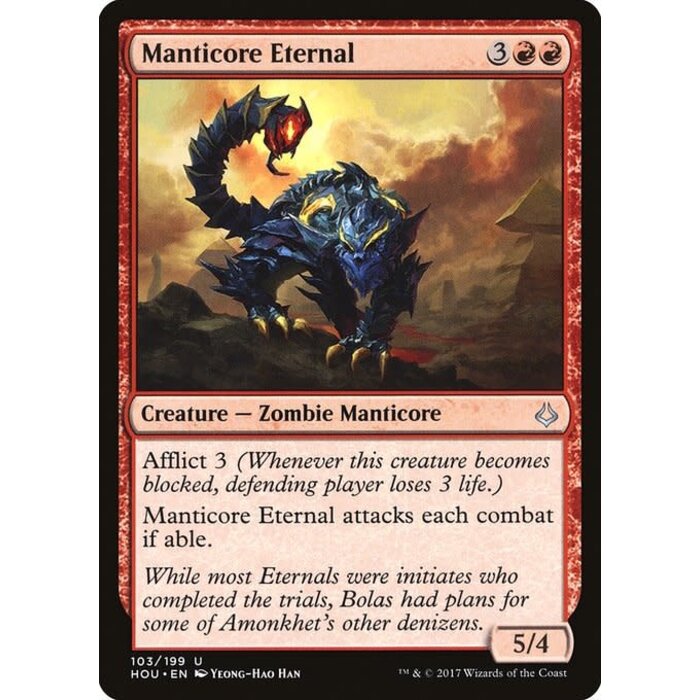 Magic: The Gathering Manticore Eternal (103) Lightly Played