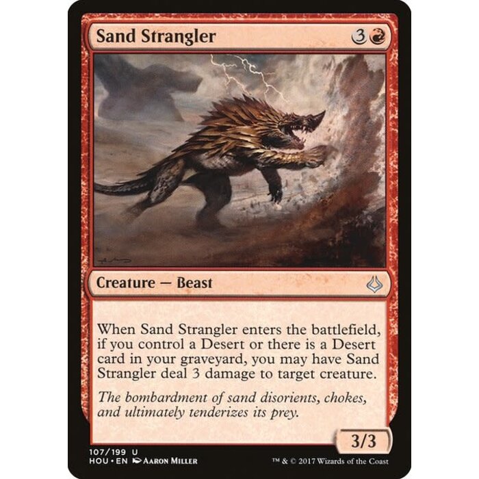 Magic: The Gathering Sand Strangler (107) Lightly Played