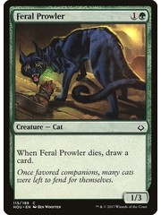 Magic: The Gathering Feral Prowler (115) Moderately Played Foil