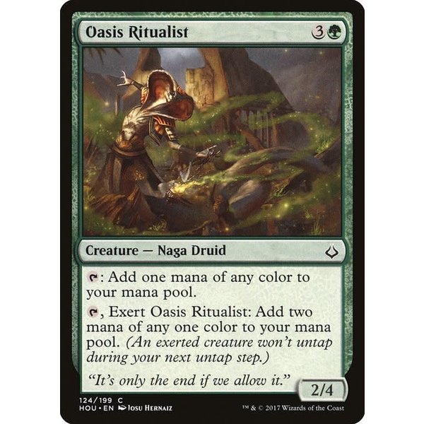 Magic: The Gathering Oasis Ritualist (124) Lightly Played