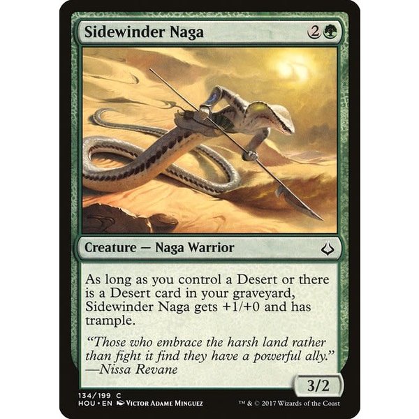 Magic: The Gathering Sidewinder Naga (134) Lightly Played