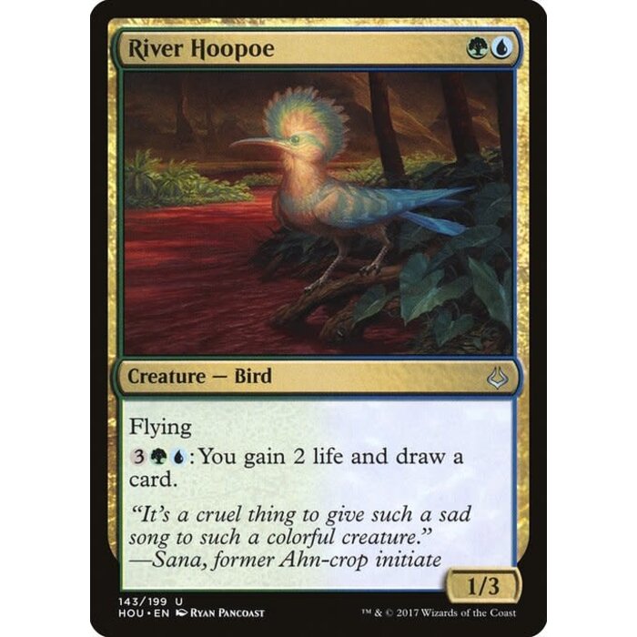 Magic: The Gathering River Hoopoe (143) Lightly Played