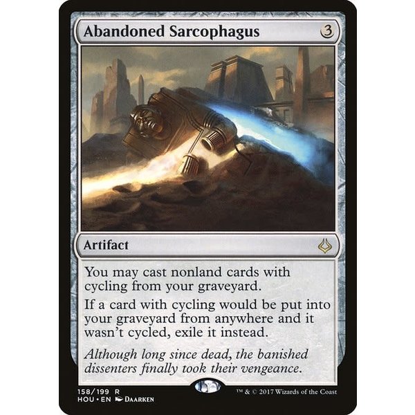 Magic: The Gathering Abandoned Sarcophagus (158) Lightly Played