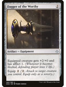 Magic: The Gathering Dagger of the Worthy (160) Lightly Played
