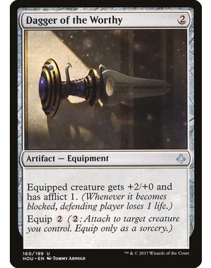 Magic: The Gathering Dagger of the Worthy (160) Lightly Played