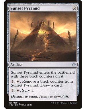 Magic: The Gathering Sunset Pyramid (166) Lightly Played