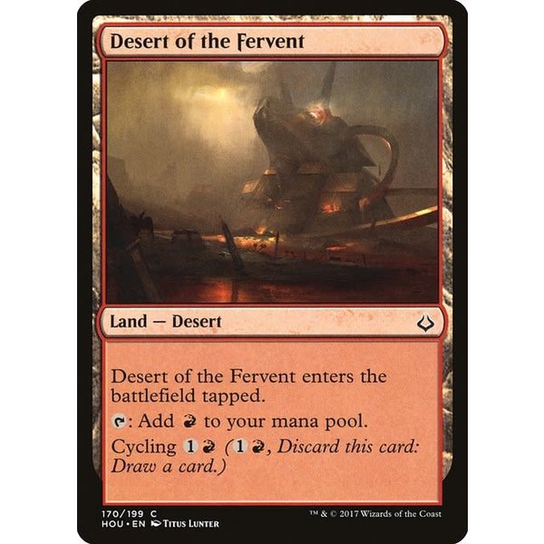 Magic: The Gathering Desert of the Fervent (170) Lightly Played