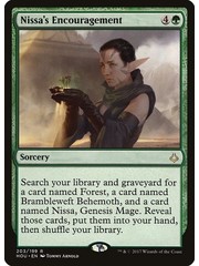 Magic: The Gathering Nissa's Encouragement (203) Near Mint