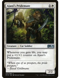 Magic: The Gathering Ajani's Pridemate (005) Lightly Played Foil