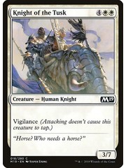 Magic: The Gathering Knight of the Tusk (018) Near Mint Foil
