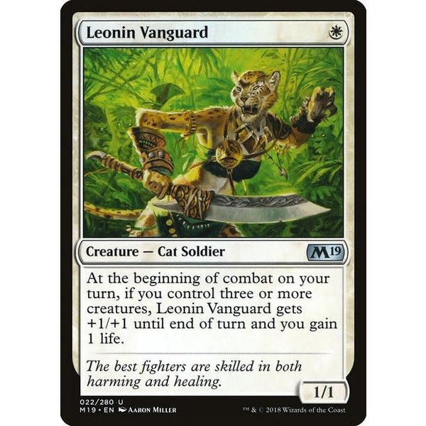 Magic: The Gathering Leonin Vanguard (022) Lightly Played