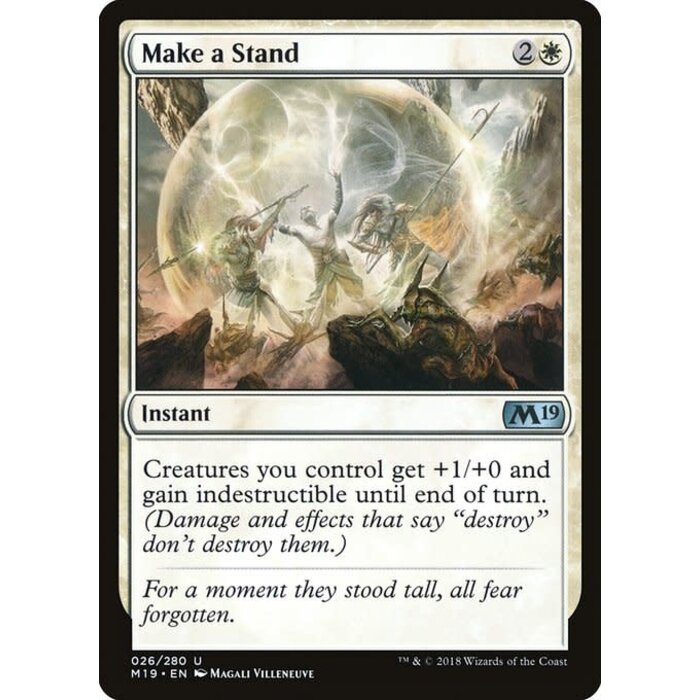 Magic: The Gathering Make a Stand (026) Lightly Played
