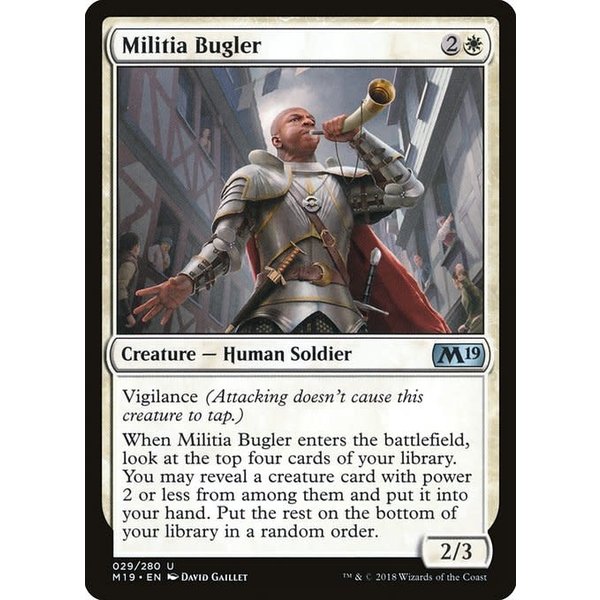 Magic: The Gathering Militia Bugler (029) Lightly Played