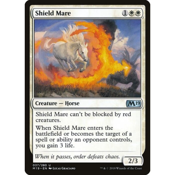 Magic: The Gathering Shield Mare (037) Lightly Played
