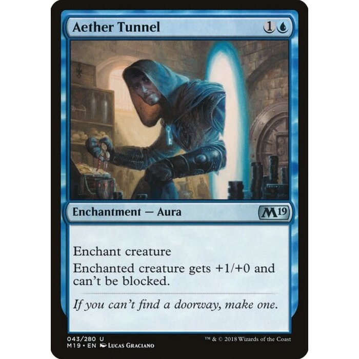 Magic: The Gathering Aether Tunnel (043) Lightly Played
