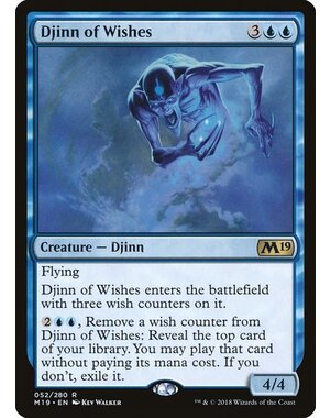 Magic: The Gathering Djinn of Wishes (052) Lightly Played