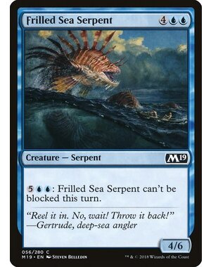 Magic: The Gathering Frilled Sea Serpent (056) Lightly Played