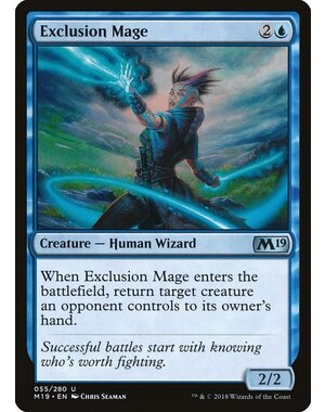 Magic: The Gathering Exclusion Mage (055) Lightly Played