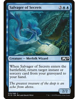 Magic: The Gathering Salvager of Secrets (070) Lightly Played
