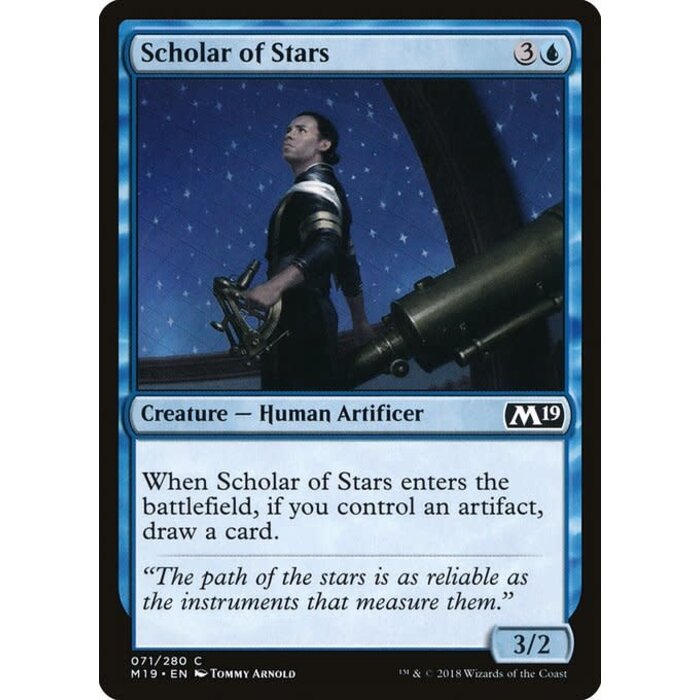 Magic: The Gathering Scholar of Stars (071) Lightly Played