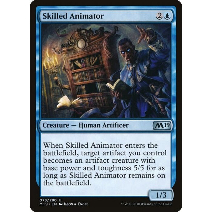 Magic: The Gathering Skilled Animator (073) Lightly Played
