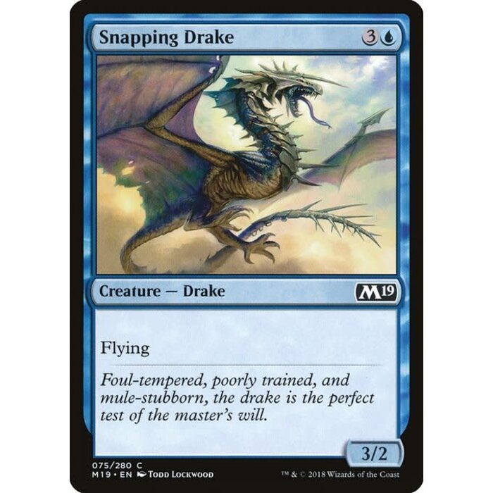 Magic: The Gathering Snapping Drake (075) Lightly Played