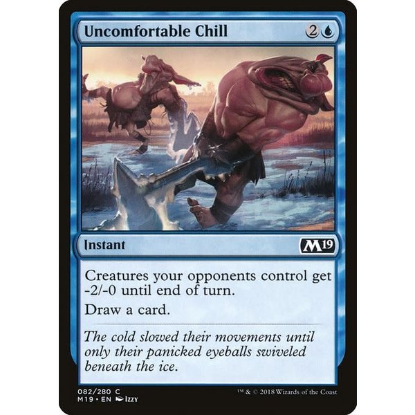 Magic: The Gathering Uncomfortable Chill (082) Lightly Played