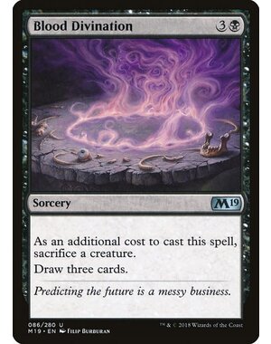 Magic: The Gathering Blood Divination (086) Lightly Played