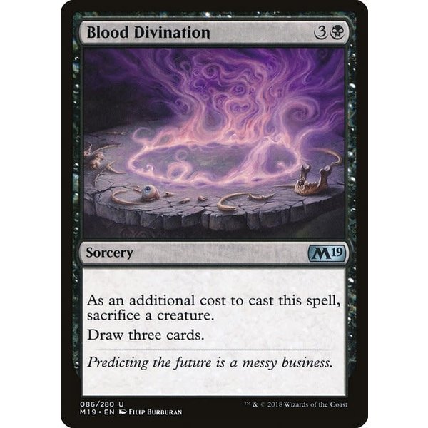 Magic: The Gathering Blood Divination (086) Lightly Played