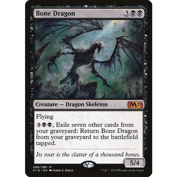 Magic: The Gathering Bone Dragon (088) Lightly Played