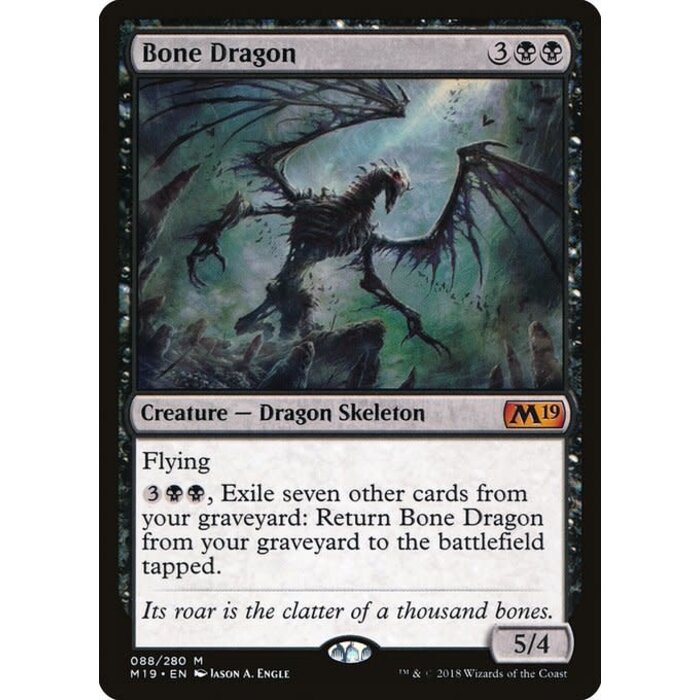 Magic: The Gathering Bone Dragon (088) Lightly Played