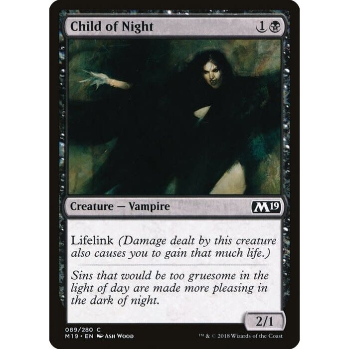 Magic: The Gathering Child of Night (089) Lightly Played
