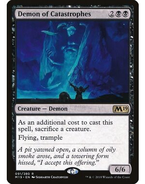 Magic: The Gathering Demon of Catastrophes (091) Lightly Played