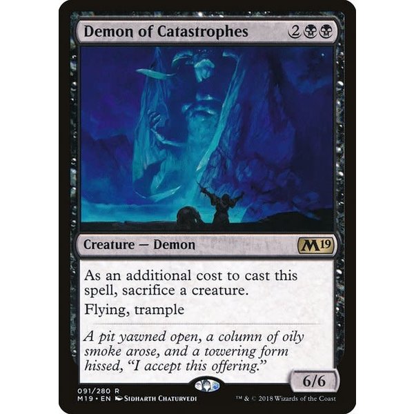 Magic: The Gathering Demon of Catastrophes (091) Lightly Played