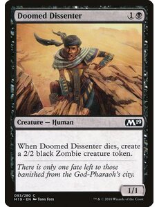 Magic: The Gathering Doomed Dissenter (093) Lightly Played